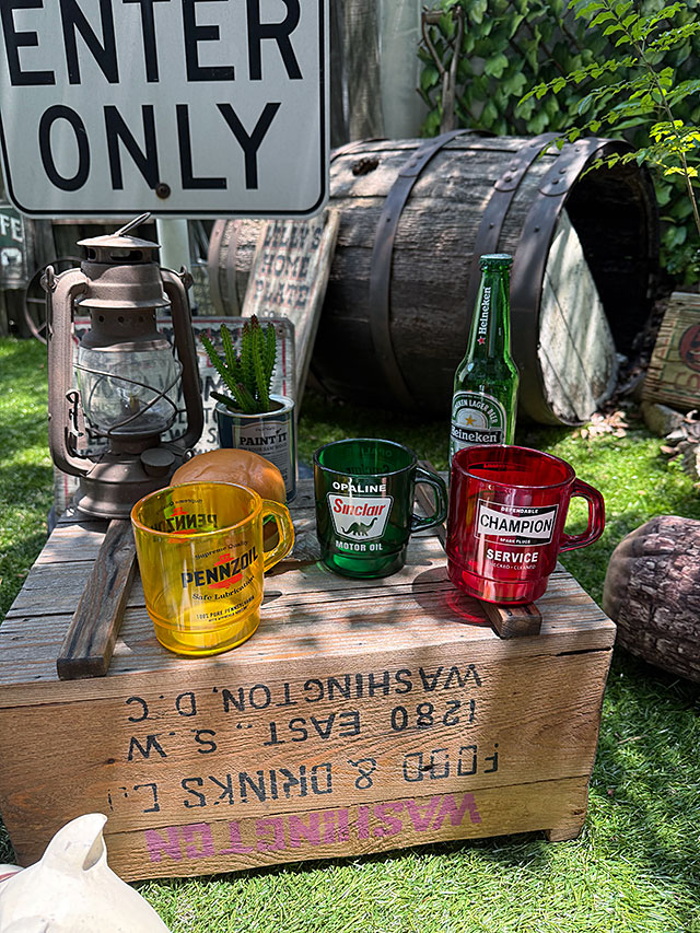 モーター系＆オイルブランド　スタッキングマグ　（3個セット/クリア）　330ml ■ アメリカン雑貨 アメリカ雑貨 |  | 03