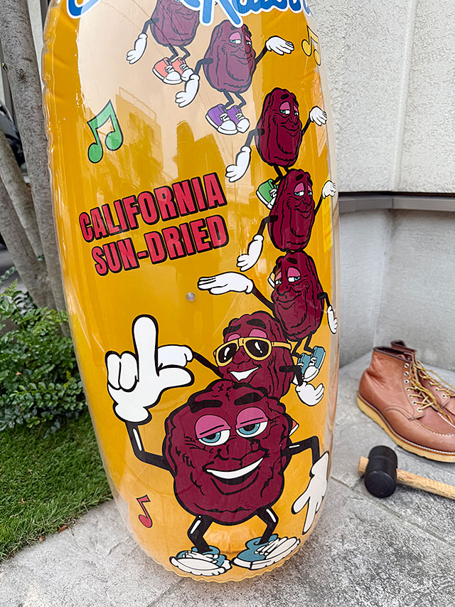 カリフォルニアレーズン　インフレータブル　パンチング人形　ディスプレイ ■ アメリカン雑貨 アメリカ雑貨 爆買 |  | 02
