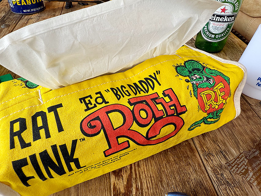 ラットフィンク　ティッシュカバー　（イエロー） ■ アメリカン雑貨 アメリカ雑貨 | RAT FINK | 01