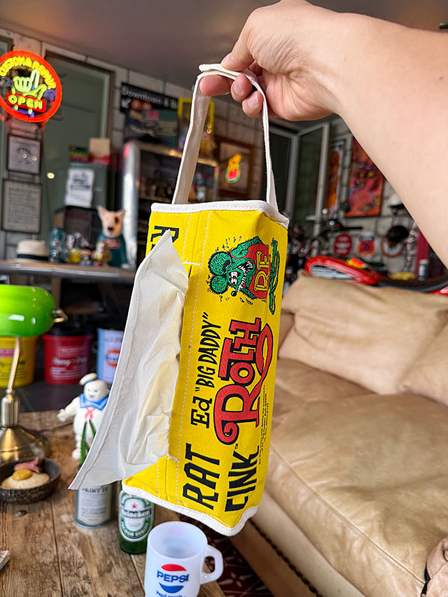 ラットフィンク　ティッシュカバー　（イエロー） ■ アメリカン雑貨 アメリカ雑貨 | RAT FINK | 05