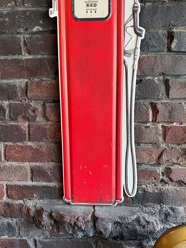 ビッグサイズ看板　104cm　テキサコ　ガスポンプ型　エンボスティンサイン　ブリキ看板　（TEXACO）　■ アメリカ雑貨 アメリカン雑貨 |  | 02