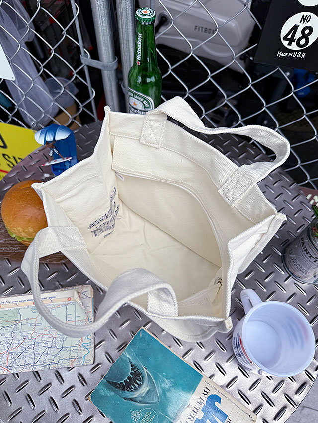 ハレイワ　ミニトートバッグ　（アイボリー/プッシュカートガール）　ハワイアン ■ アメリカ雑貨 アメリカン雑貨 |  | 07