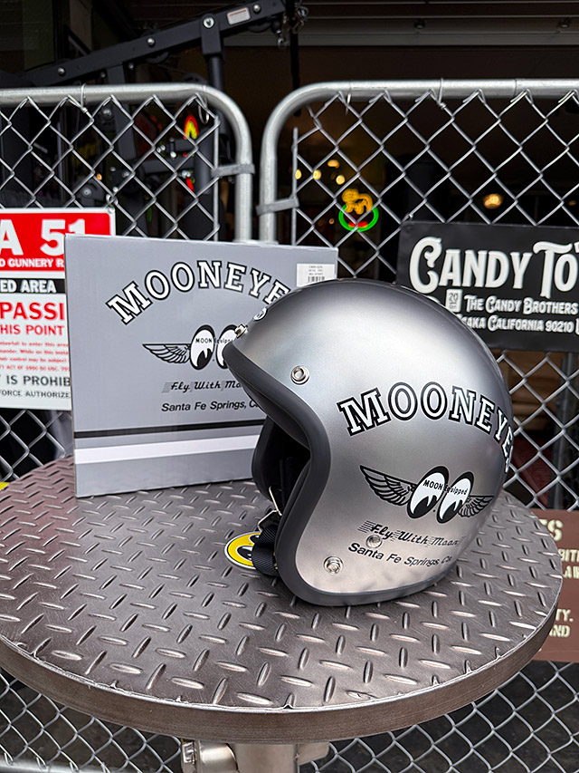 限定モデル　ムーンアイズ　ジェットヘルメット　Fly with MOON　（ベアメタル） ■ アメリカ雑貨 アメリカン雑貨 |  | 11