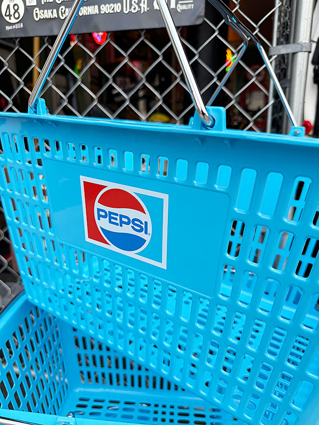 アメリカ業務用　ショッピングバスケット　（ペプシ/ブルー）　単品 ■ アメリカン雑貨 アメリカ雑貨 |  | 01