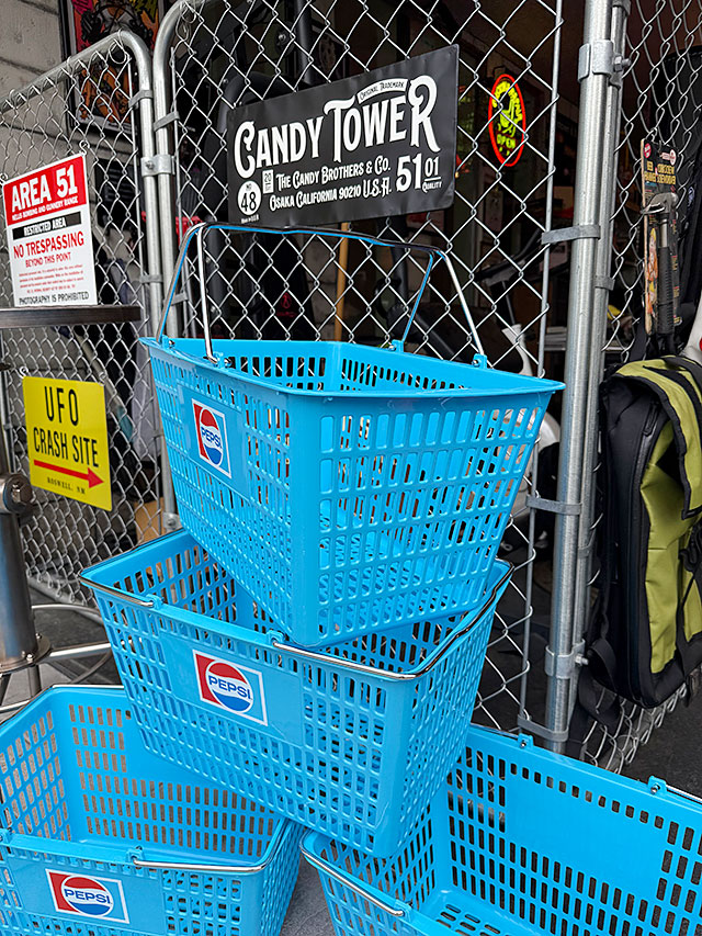 アメリカ業務用　ショッピングバスケット　（ペプシ/ブルー）　単品 ■ アメリカン雑貨 アメリカ雑貨 |  | 02