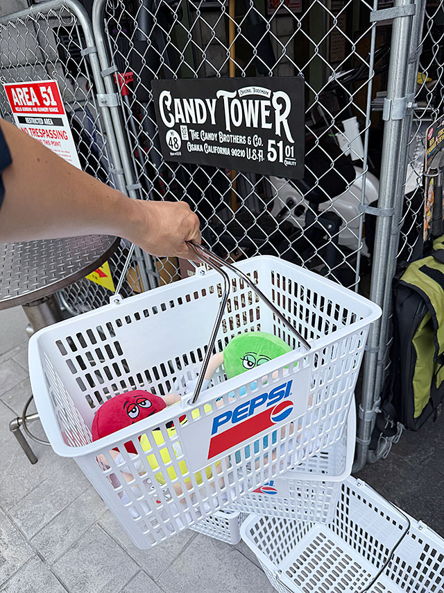 アメリカ業務用　ショッピングバスケット　（ペプシ/ホワイト）　単品 ■ アメリカン雑貨 アメリカ雑貨 |  | 02