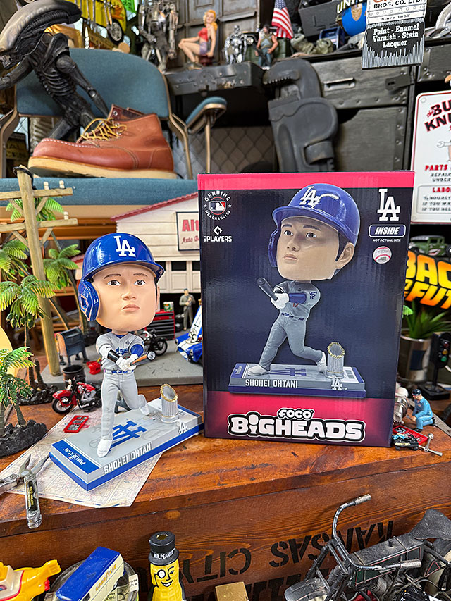 『大谷翔平』ボブルヘッド　世界限定シリアルNo.付　ロサンゼルス　ドジャース 大谷翔平 MLB ロサンゼルス・ドジャース ワールドシリーズ 2024