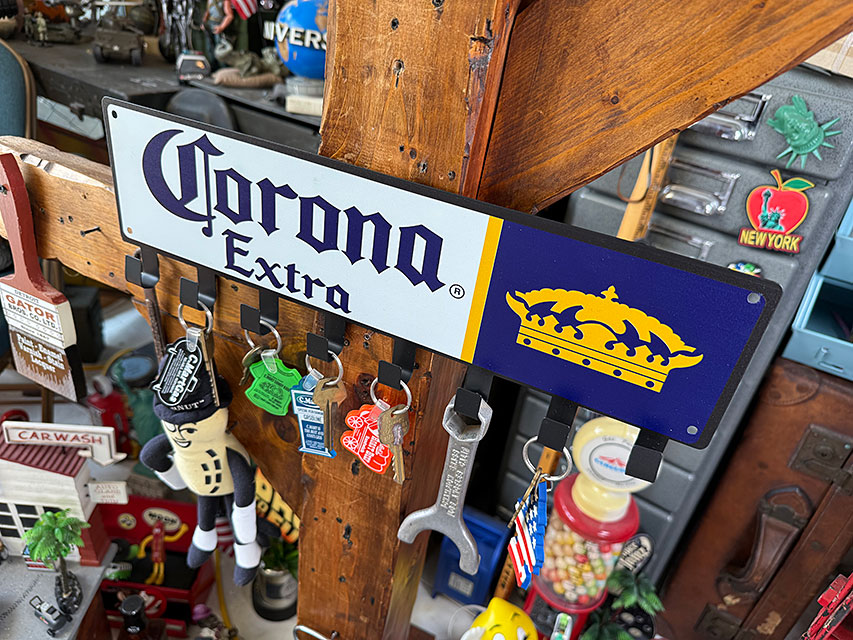 アドバタイジング　8連キーフックボード　（コロナ） ■ アメリカン雑貨 アメリカ雑貨 コロナビール |  | 01