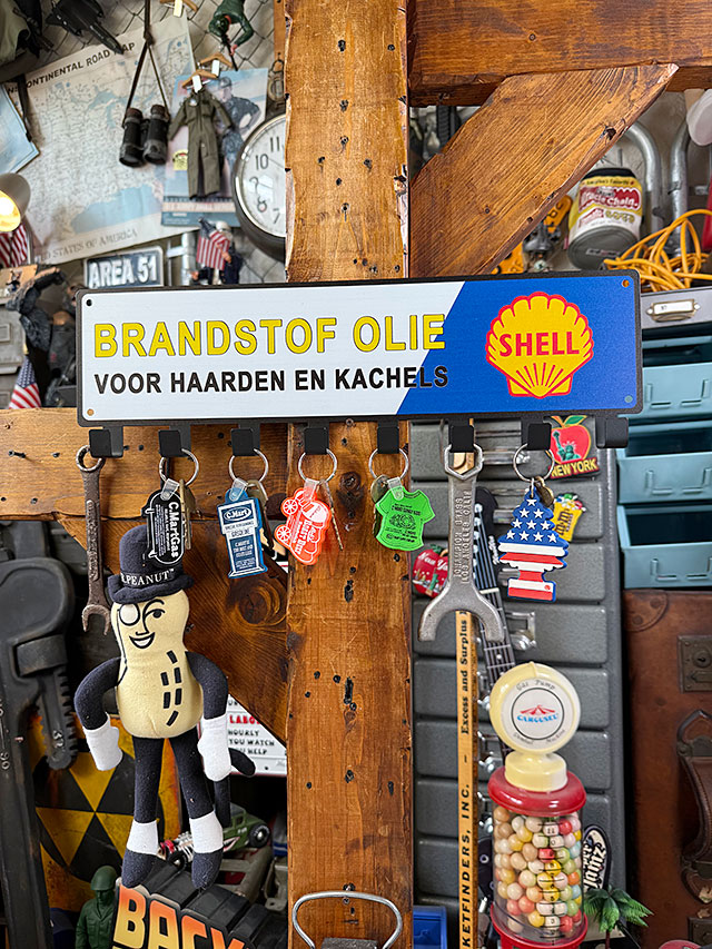 アドバタイジング　8連キーフックボード　（シェル） ■ アメリカン雑貨 アメリカ雑貨 | 