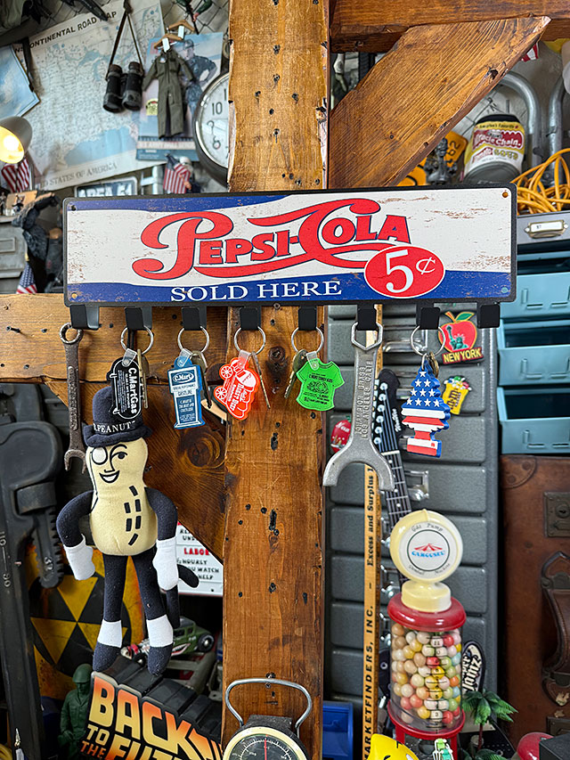 アドバタイジング　8連キーフックボード　（ペプシ） ■ アメリカン雑貨 アメリカ雑貨 | 