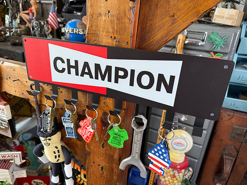 アドバタイジング　8連キーフックボード　（チャンピオン） ■ アメリカン雑貨 アメリカ雑貨 |  | 01
