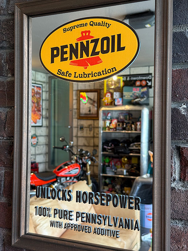 アメリカン　ウッド　パブミラー　（ペンズオイル） ■ アメリカン雑貨 アメリカ雑貨 |  | 03