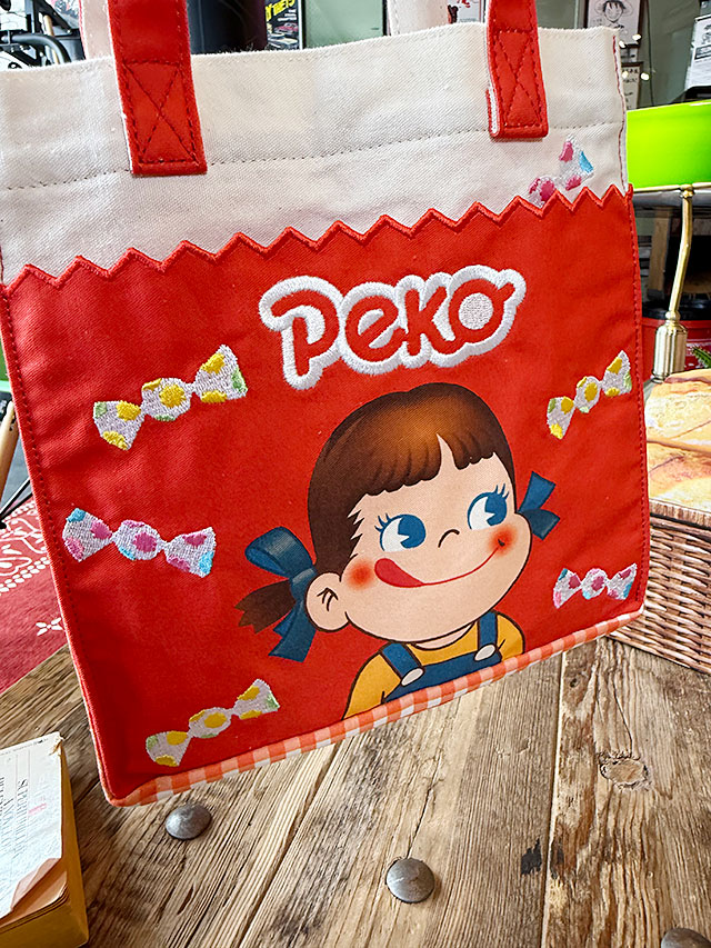 不二家　ミルキー　ペコちゃん　オフィシャル　スクエアバッグ ■ アメリカン雑貨 アメリカ雑貨 |  | 01