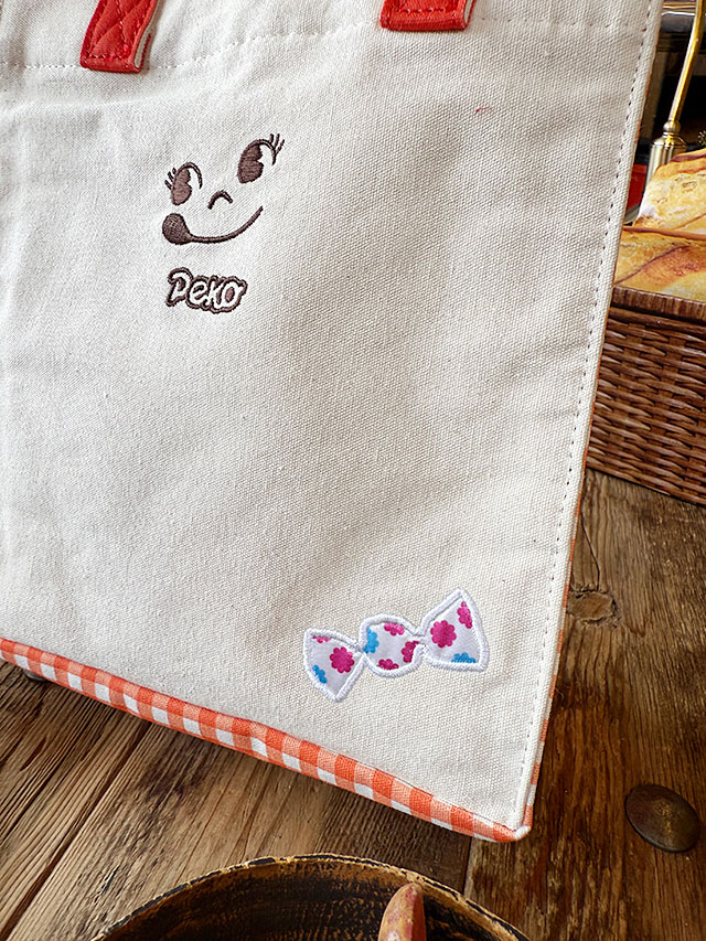 不二家　ミルキー　ペコちゃん　オフィシャル　スクエアバッグ ■ アメリカン雑貨 アメリカ雑貨 |  | 04