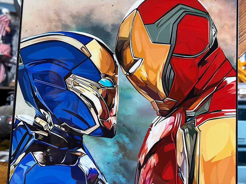 アイアンマン　＆　レスキュー　ペッパー・ポッツ　ポップアートフレーム　#908　マーベル　アベンジャーズ |  | 01