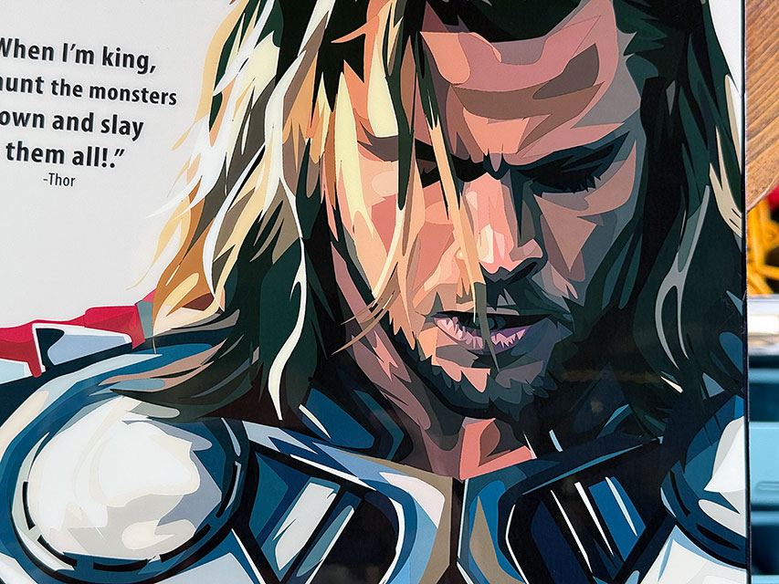 Thor　ソー　クリス・ヘムズワース　ポップアートフレーム　（TYPE3/When I'm King）　#245　マーベル　アベンジャーズ　MARVEL 爆買 |  | 01