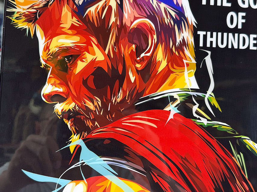 Thor ソー クリス・ヘムズワース ポップアートフレーム （TYPE2/THE