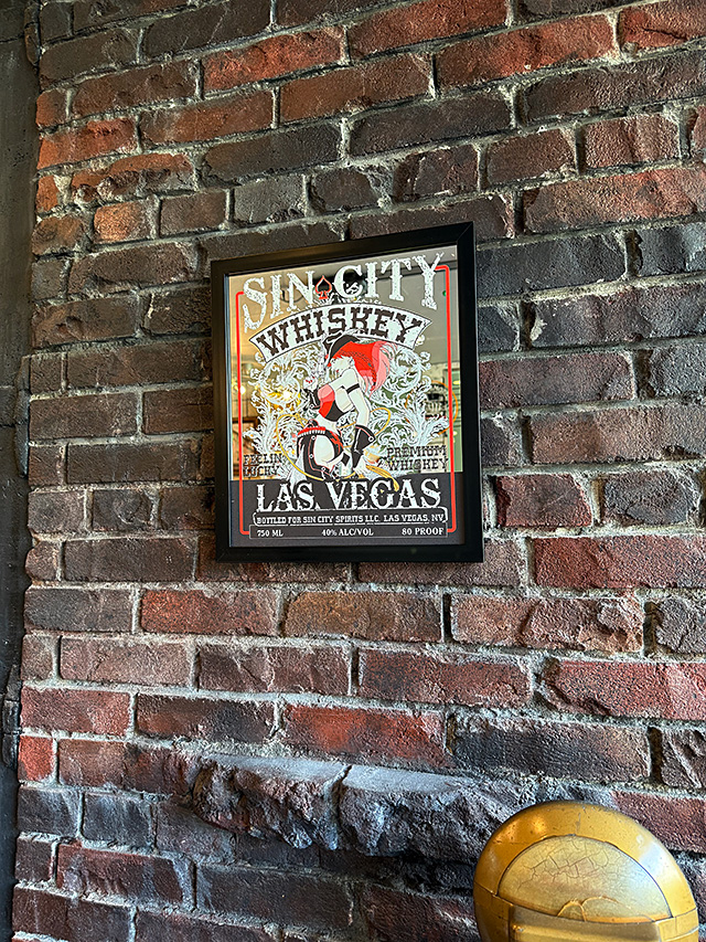 希少！Black&White ヴィンテージ ウイスキー ミラートレー パブミラー