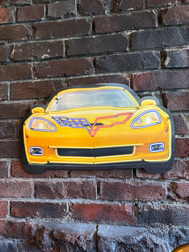 シボレー　コルベット　C6　レンチキュラー　サインボード ■ アメリカン雑貨 アメリカ雑貨 | 