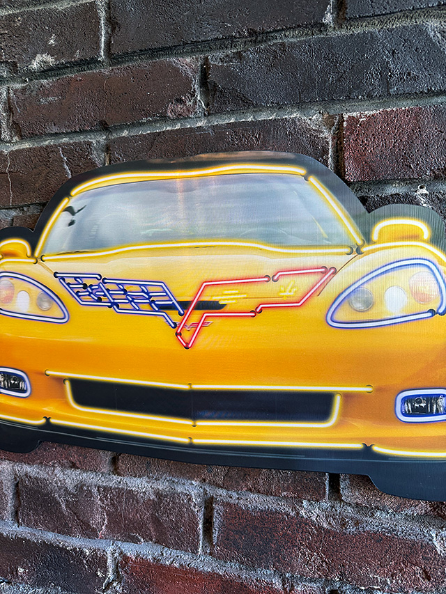 シボレー　コルベット　C6　レンチキュラー　サインボード ■ アメリカン雑貨 アメリカ雑貨 |  | 01