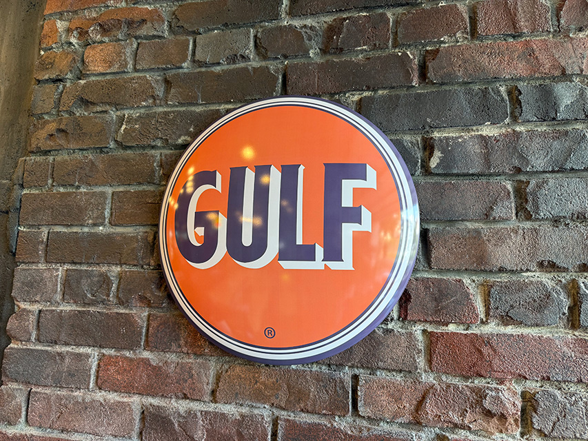 ガルフ　ドームサイン　ブリキ看板 ■ アメリカン雑貨 アメリカ雑貨 |  | 05