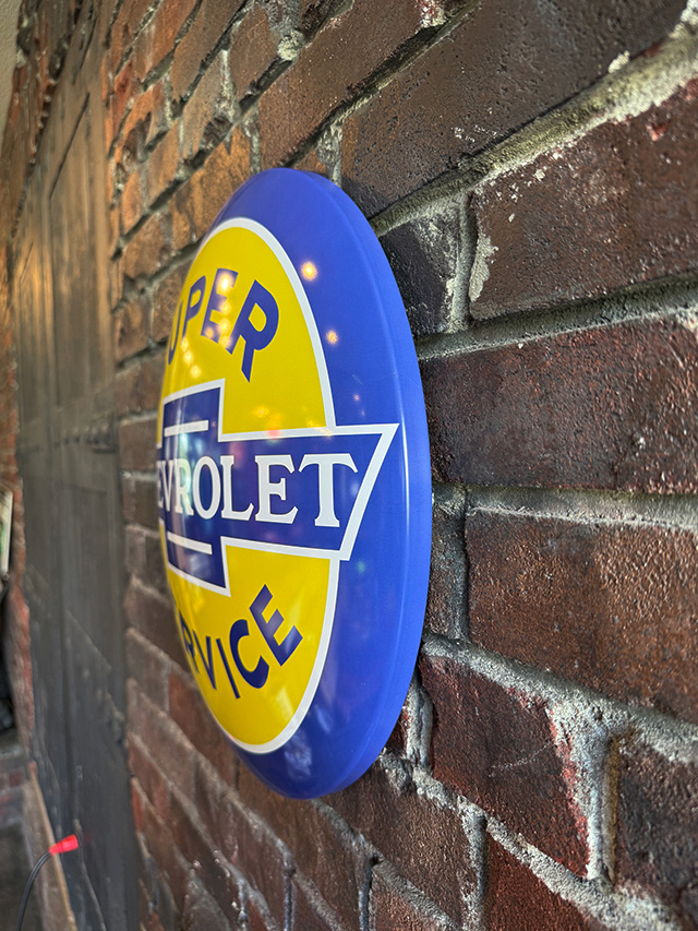 シボレー　ドームサイン　ブリキ看板　（スーパーサービス） ■ アメリカン雑貨 アメリカ雑貨 |  | 02