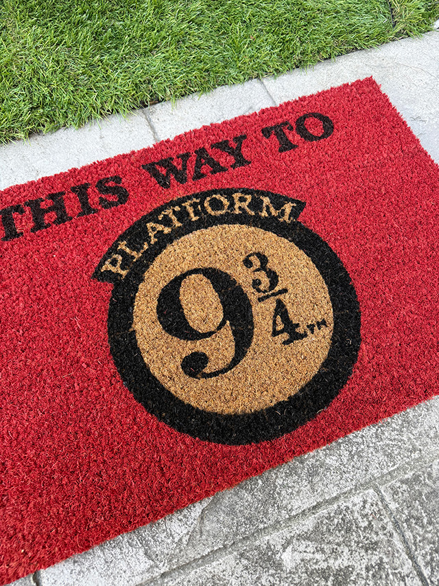 映画　ハリーポッター　9と3/4番線　プラットフォーム　ココマット　靴のままで使う玄関マット　コイヤーマット　ドアマット　公式グッズ |  | 01