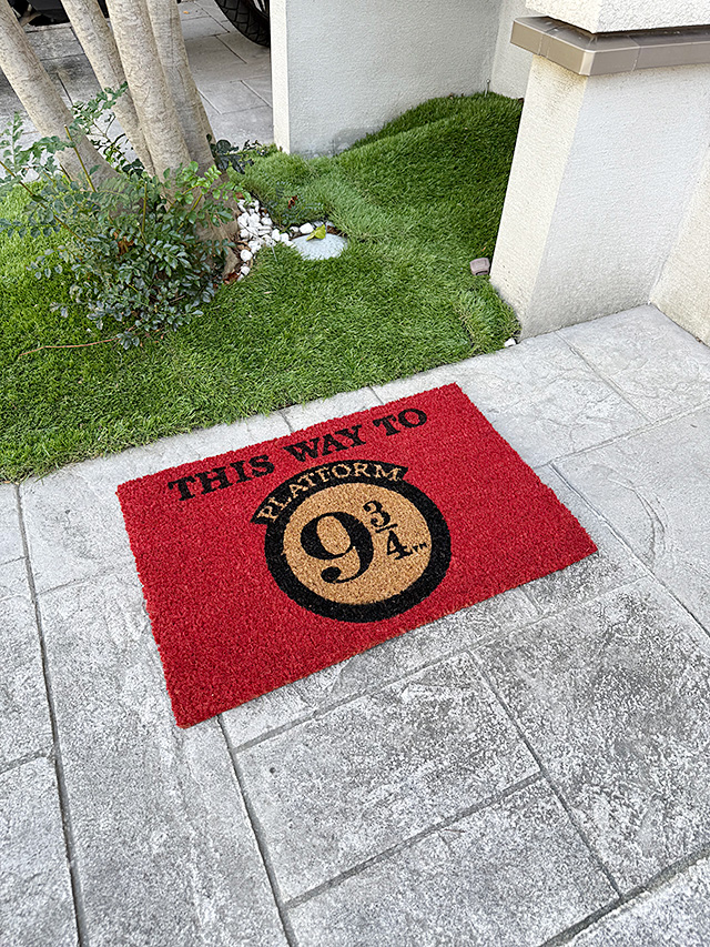 映画　ハリーポッター　9と3/4番線　プラットフォーム　ココマット　靴のままで使う玄関マット　コイヤーマット　ドアマット　公式グッズ |  | 03