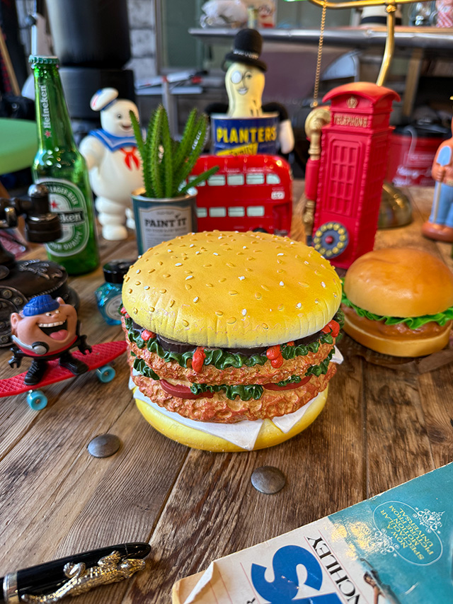ハンバーガー　コンテナ　小物入れ　アクセサリーボックス ■ アメリカン雑貨 アメリカ雑貨 | 