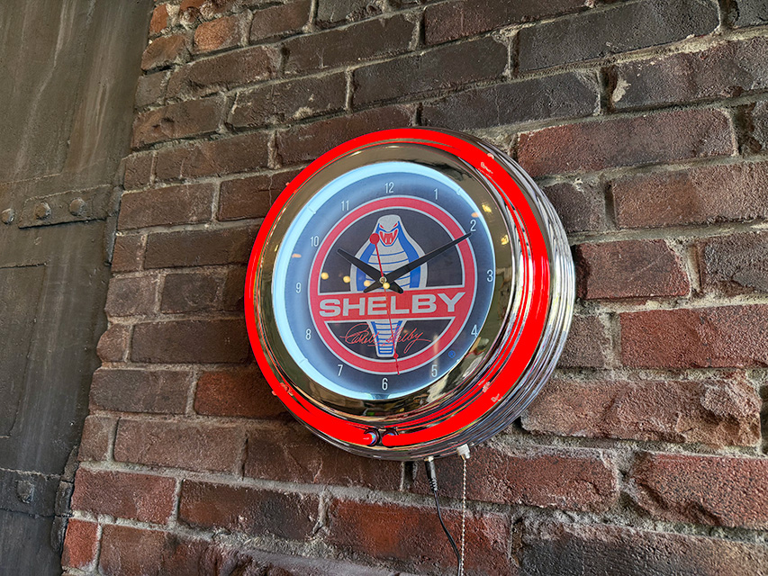 ガレージネオンクロック　（シェルビーコブラ/レッドネオン） ■ アメリカン雑貨 アメリカ雑貨 |  | 05