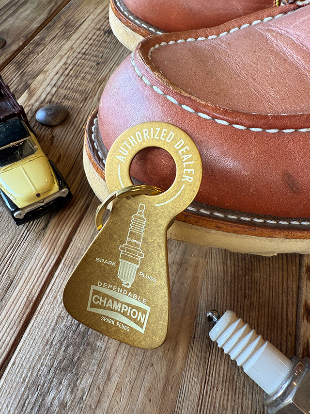 アドバタイジング　シューホーン　キーホルダー　（チャンピオン）　真ちゅう　靴べら ■ アメリカン雑貨 アメリカ雑貨 |  | 01