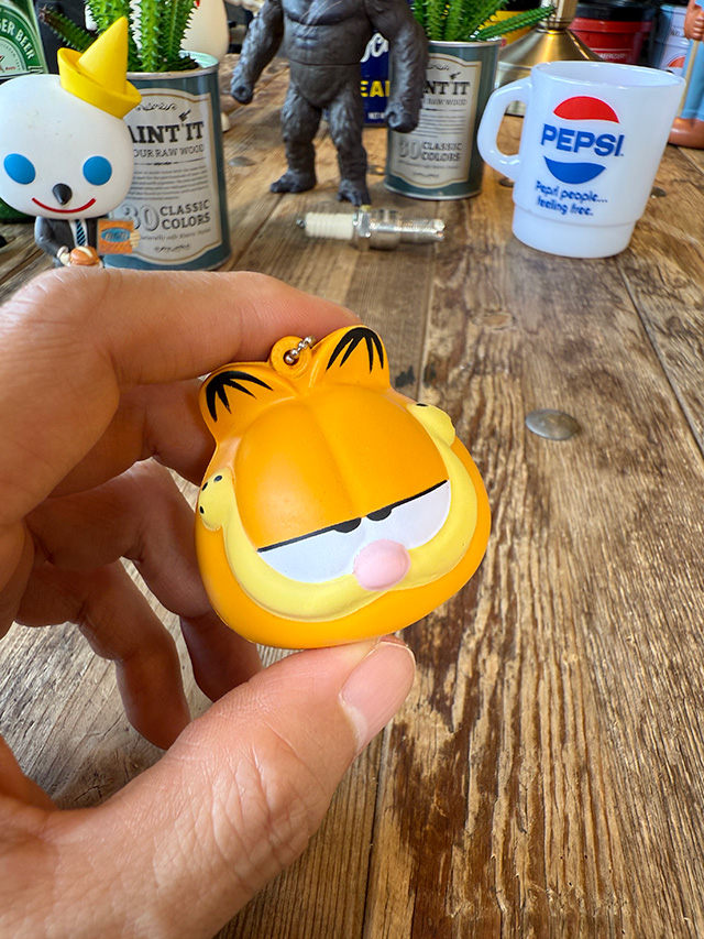 ガーフィールド　スクイーズトッパー　キーチェーン　アンテナトッパー ■ アメリカン雑貨 アメリカ雑貨 |  | 01