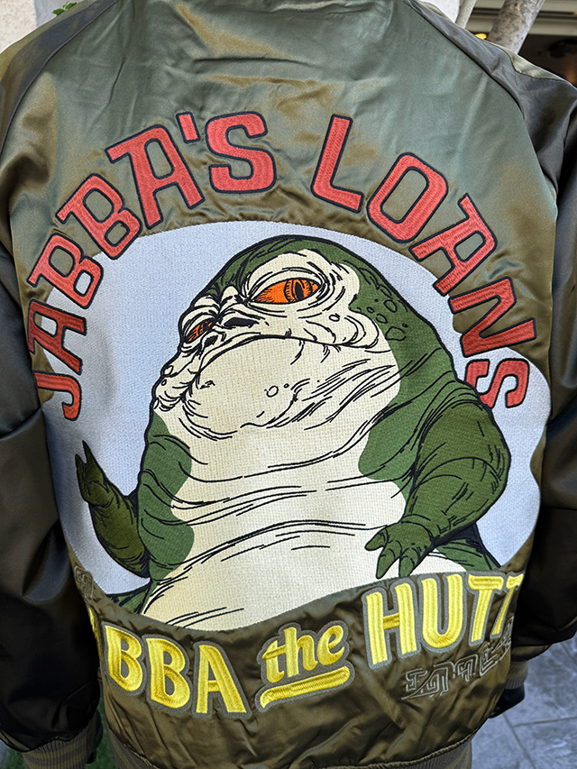 スターウォーズ　ジャバ・ザ・ハット　スカジャン　Lサイズのみの展開　ユニセックス　オフィシャルライセンス キャラジャン |  | 02