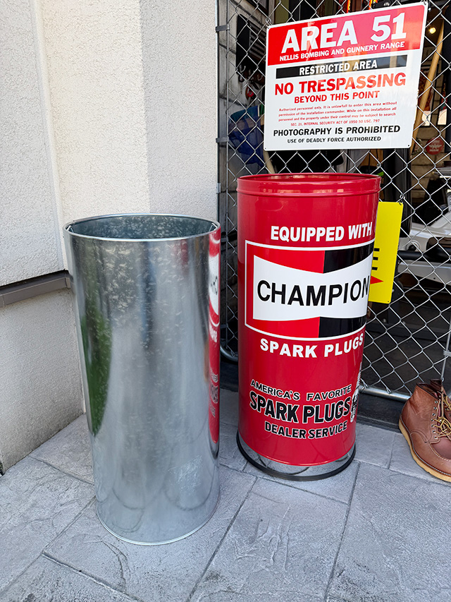 チャンピオン　スチール　ダストボックス　53Lサイズ　ゴミ箱　（インナー缶付き） ■ アメリカン雑貨 アメリカ雑貨 |  | 05