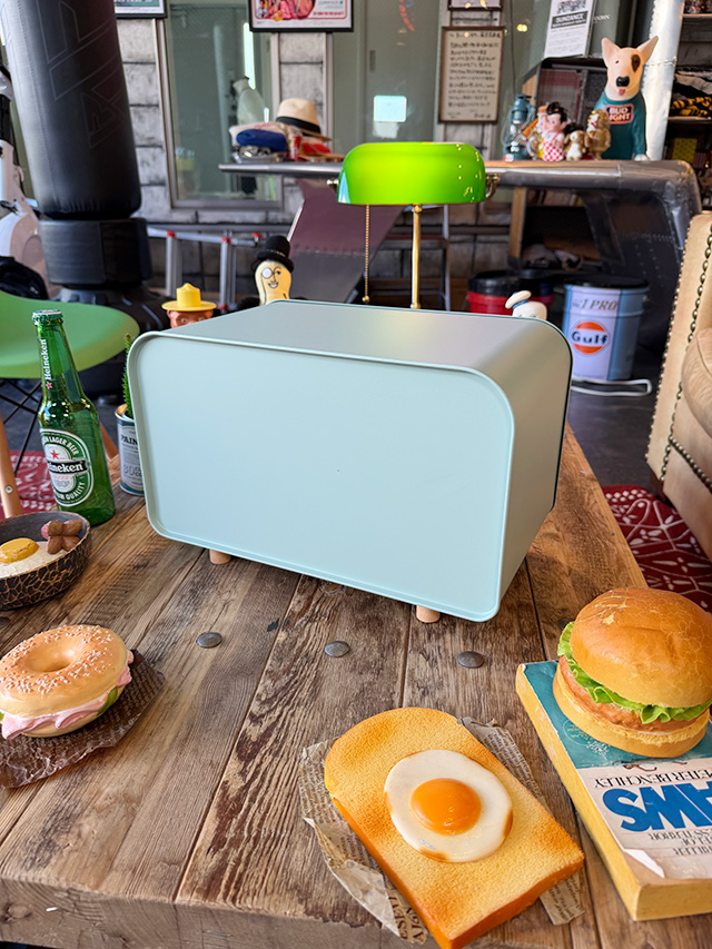 ボワット ブレッドケース （ミントグリーン） □ アメリカン雑貨