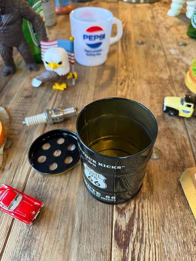ルート66　ドラム缶型　灰皿　小物入れ ■ アメリカン雑貨 アメリカ雑貨 |  | 03