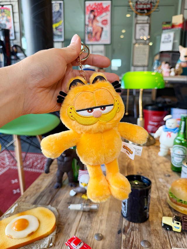 ガーフィールド ぬいぐるみ キーホルダー □ アメリカン雑貨 アメリカ