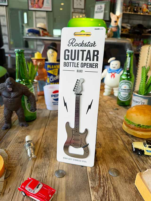 ロックスター　ギターボトルオープナー　（ブルース）　ストラトキャスタータイプ ■ アメリカン雑貨 アメリカ雑貨 | 