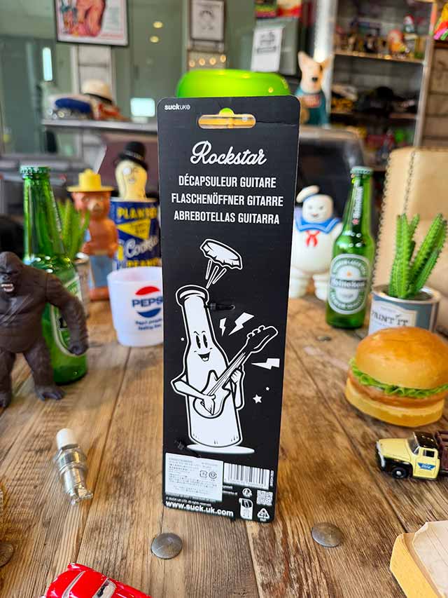 ロックスター　ギターボトルオープナー　（ブルース）　ストラトキャスタータイプ ■ アメリカン雑貨 アメリカ雑貨 |  | 02