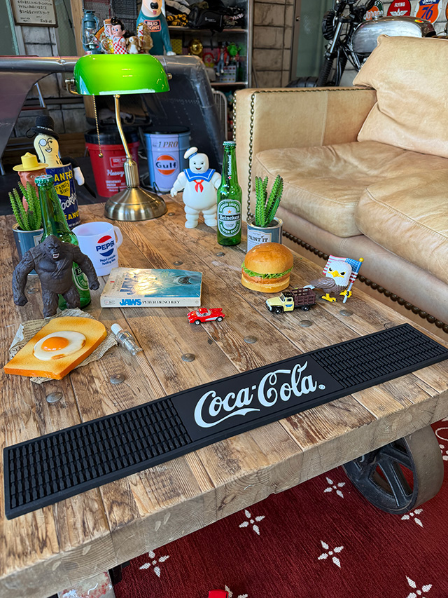 コカ・コーラ　プレイス　バーマット　ロング　（ブラック） ■ アメリカン雑貨 アメリカ雑貨 | Coca Cola | 05