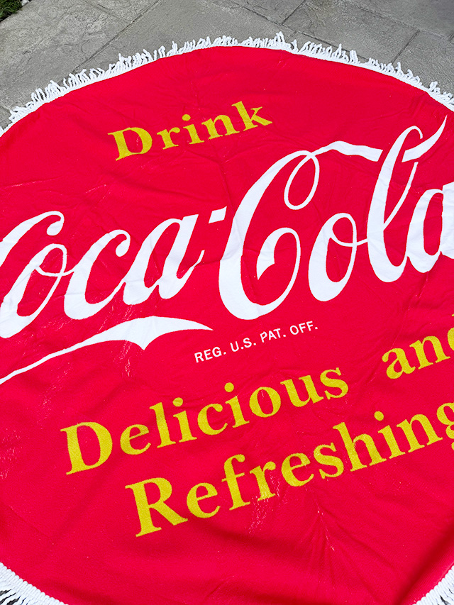 Coca Cola（コカコーラ） サーキュラータオル 120cm ラウンドタオル