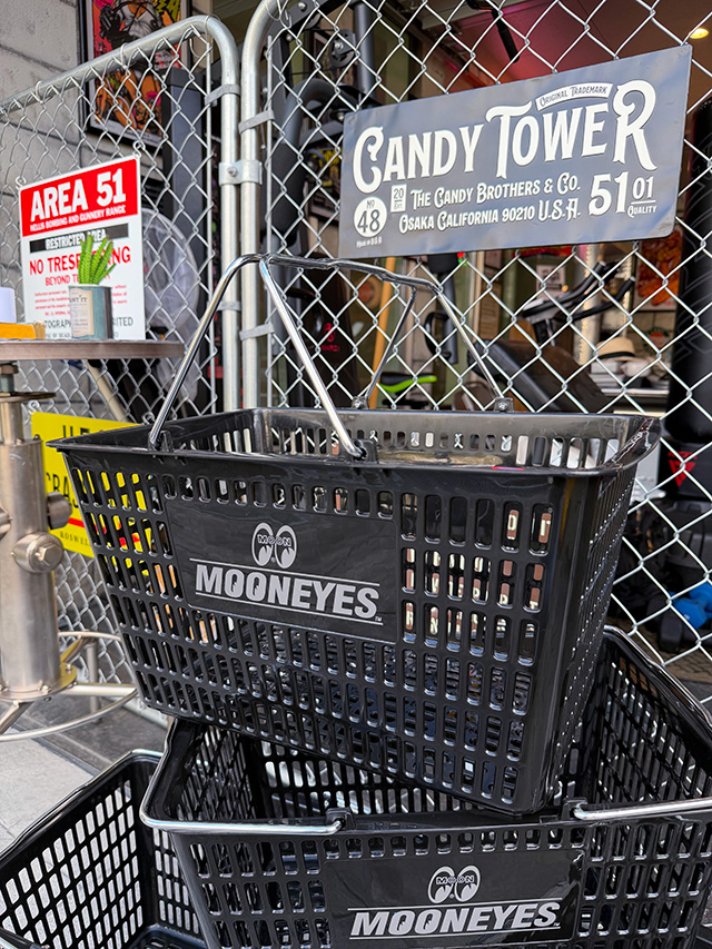 ムーンアイズ　ショッピングバスケット　（ブラック）　単品 ■ アメリカン雑貨 アメリカ雑貨 | 