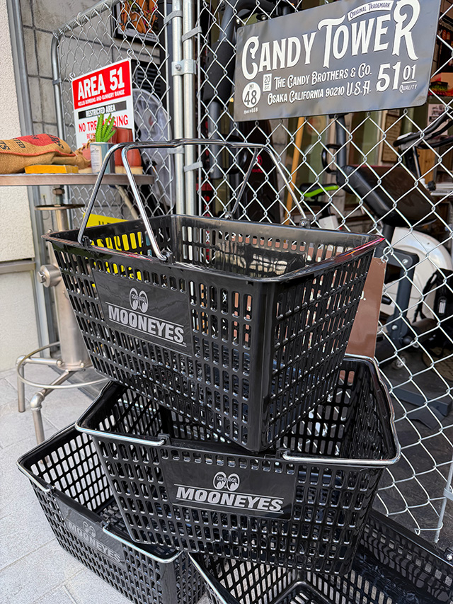 ムーンアイズ　ショッピングバスケット　（ブラック）　単品 ■ アメリカン雑貨 アメリカ雑貨 |  | 03