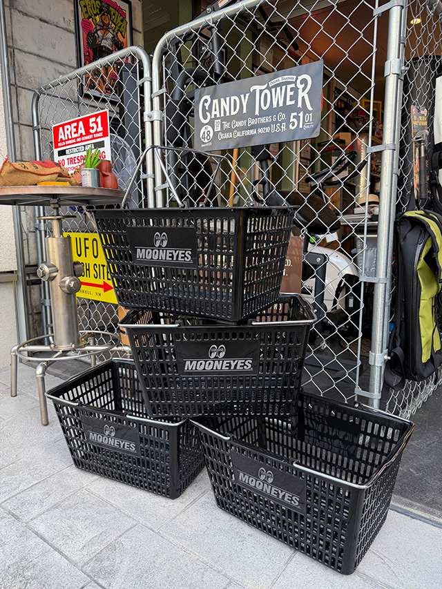 ムーンアイズ　ショッピングバスケット　（ブラック）　単品 ■ アメリカン雑貨 アメリカ雑貨 |  | 04