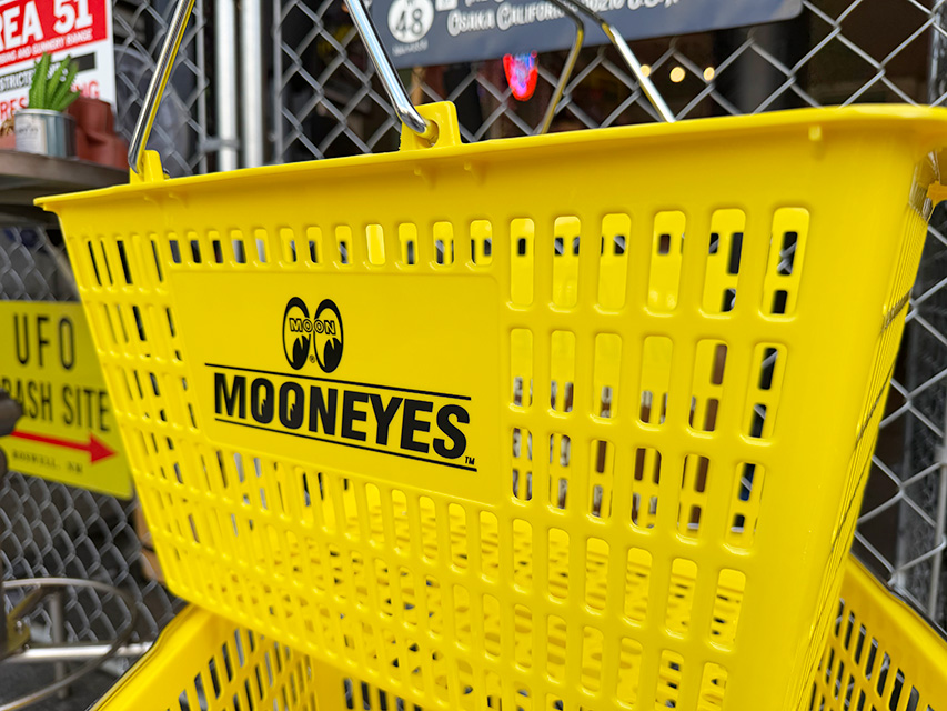ムーンアイズ　ショッピングバスケット　（イエロー）　単品 ■ アメリカン雑貨 アメリカ雑貨 |  | 01