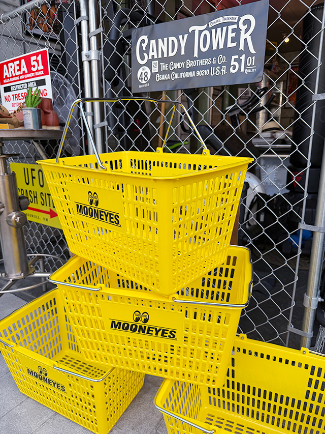 ムーンアイズ　ショッピングバスケット　（イエロー）　単品 ■ アメリカン雑貨 アメリカ雑貨 |  | 02