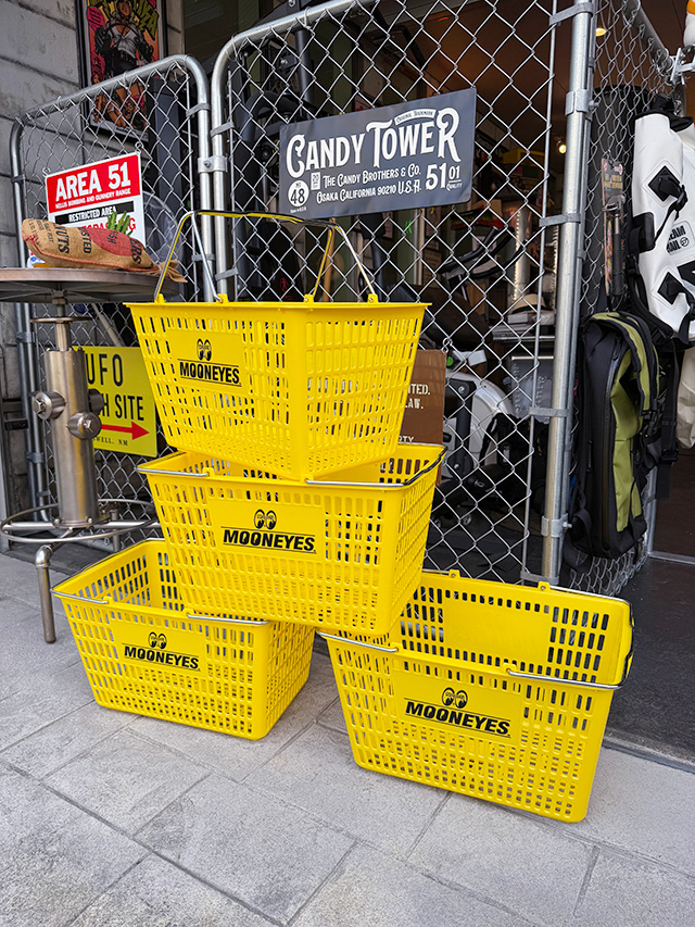 ムーンアイズ　ショッピングバスケット　（イエロー）　単品 ■ アメリカン雑貨 アメリカ雑貨 |  | 04