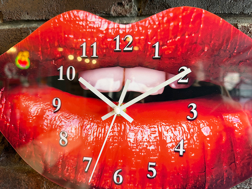 レッドリップ　ウォールクロック　壁掛け時計 ■ アメリカン雑貨 アメリカ雑貨 |  | 01