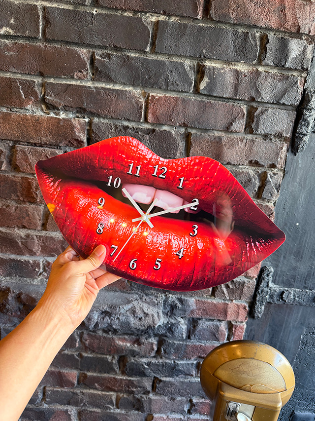 レッドリップ　ウォールクロック　壁掛け時計 ■ アメリカン雑貨 アメリカ雑貨 |  | 04
