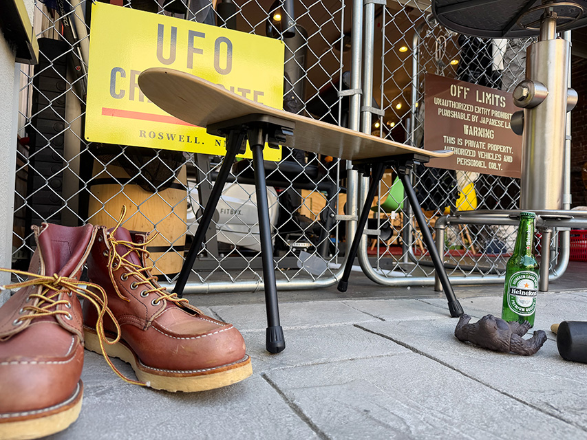 スケートボードデッキ　フォルディングチェアー　（ガーフィールド） ■ アメリカン雑貨 アメリカ雑貨 |  | 02